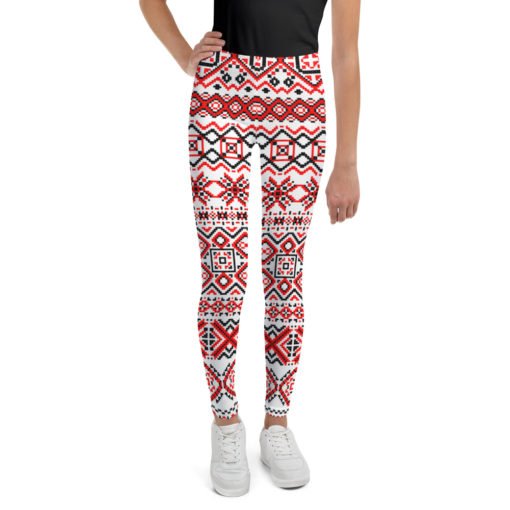 Printed Motif  Youth Leggings