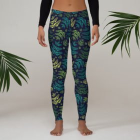 Leaves Seamless pattern Leggings